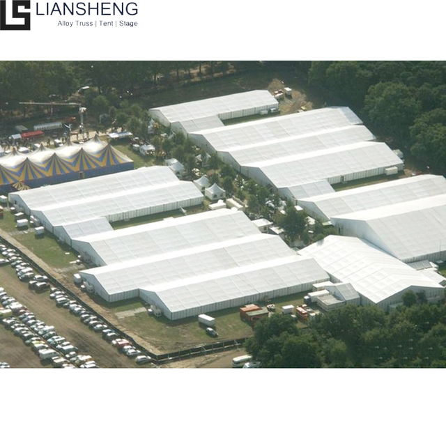 भंडारण के लिए आउटडोर स्थायी सफेद आउटडोर टेंट गोदाम टेंट, अनुकूलित बड़ी क्षमता वाला मार्की टेंट