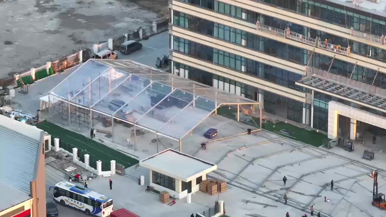 बिक्री के लिए उच्च गुणवत्ता वाला रोमांटिक वेडिंग एक्टिविटी टेंट आउटडोर मार्की टेंट पारदर्शी विंड-प्रूफ