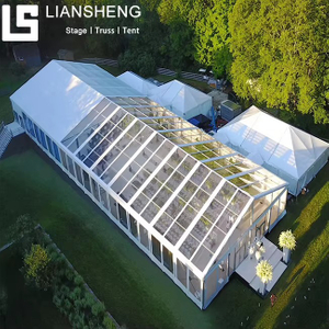 30m×60m पैनोरमिक पारदर्शी वेडिंग टेंट | गुंबद के नीचे, प्यार और तारों का सह-अस्तित्व—— 1800㎡ कॉलम-मुक्त कला स्थान, एक जीवन भर अविस्मरणीय हॉल-स्तरीय शादी का निर्माण