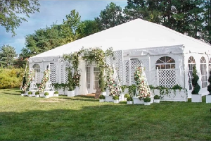 100 मेहमानों के लिए आपको किस आकार के तम्बू की आवश्यकता है?