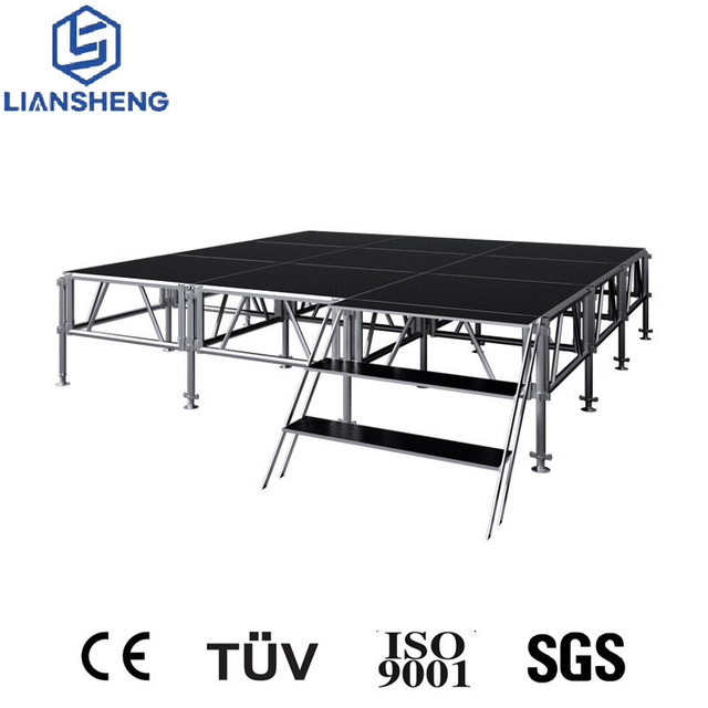 10m×8m छोटा कॉन्सर्ट प्रोफेशनल ट्रस स्टेज सिस्टम