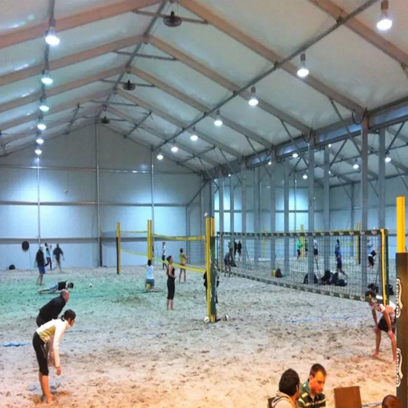 इंसुलेटेड आउटडोर अस्थायी गोदाम तम्बू बड़ा अतिरिक्त कार्यशाला खेल भंडारण हॉल धातु पूर्वनिर्मित एल्यूमिनियम फ्रेम औद्योगिक तम्बू