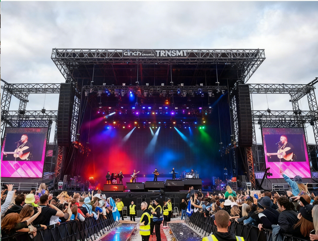 20 मीटर × 40 मीटर बड़ा कॉन्सर्ट स्टेज एल्यूमिनियम ट्रस सिस्टम