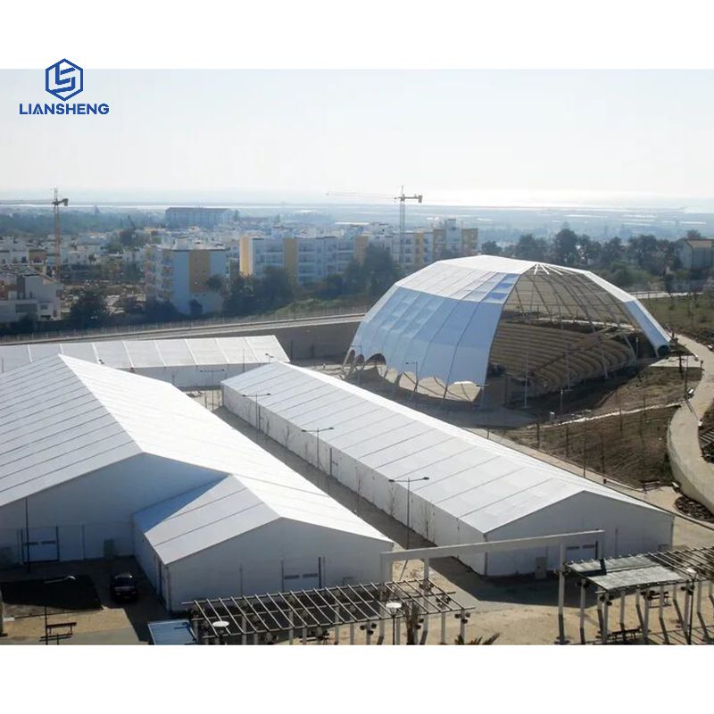 वाटरप्रूफ एल्यूमिनियम फ़्रेम वेयरहाउस तम्बू