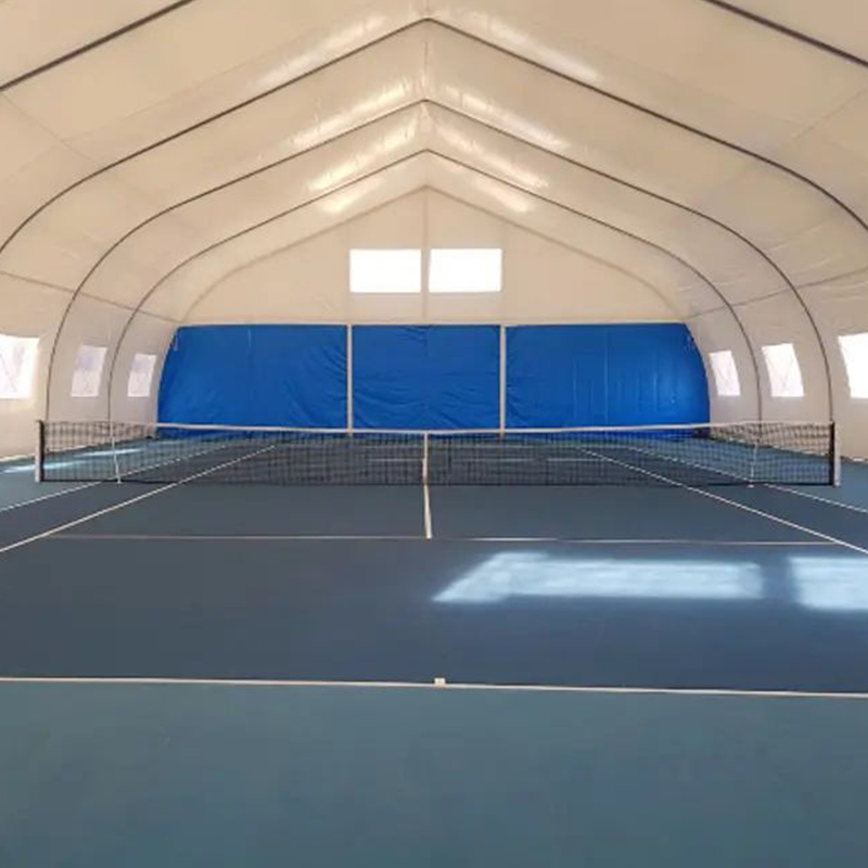 अच्छी गुणवत्ता आसान स्थापना आउटडोर पैडल टेनिस फील्ड कवर पैडल कोर्ट रूफ टेंट