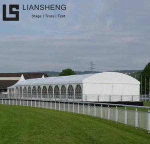 उच्च गुणवत्ता एल्यूमिनियम भंडारण तम्बू औद्योगिक गोदाम आश्रय वेदरप्रूफ त्वरित सेटअप