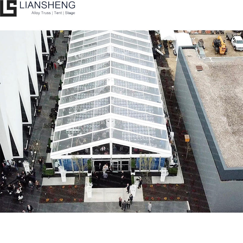 उच्च गुणवत्ता वाले छोटे 50-100 लोगों के एल्युमीनियम व्हाइट आउटडोर 10X10 वेडिंग लाइनिंग पार्टी टेंट को अनुकूलित करें