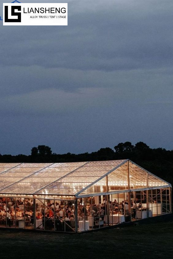 एल्यूमिनियम फ्रेम बड़ा टेंट स्ट्रेच टेंट एल्युमीनियम वेडिंग पार्टी इवेंट टेंट मार्के