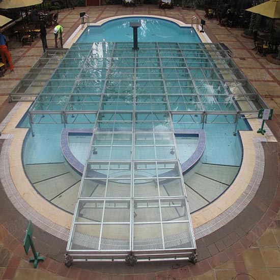 फोल्डिंग पोर्टेबल ग्लास एल्युमीनियम वेडिंग स्टेज