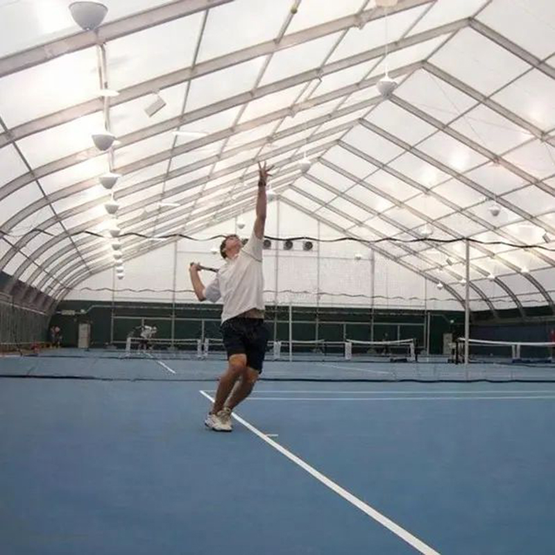 अच्छी गुणवत्ता आसान स्थापना आउटडोर पैडल टेनिस फील्ड कवर पैडल कोर्ट रूफ टेंट