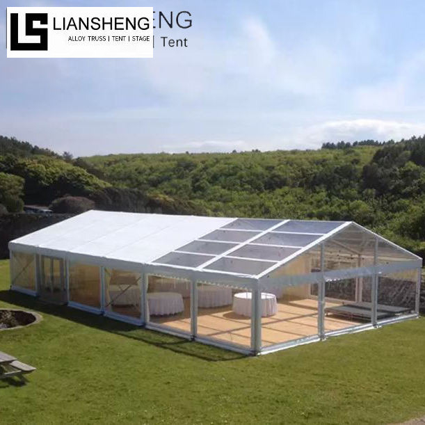 बड़े पारदर्शी एल्यूमिनियम फ्रेम वेडिंग टेंट निर्माता, शानदार पार्टी इवेंट टेंट आपूर्तिकर्ता