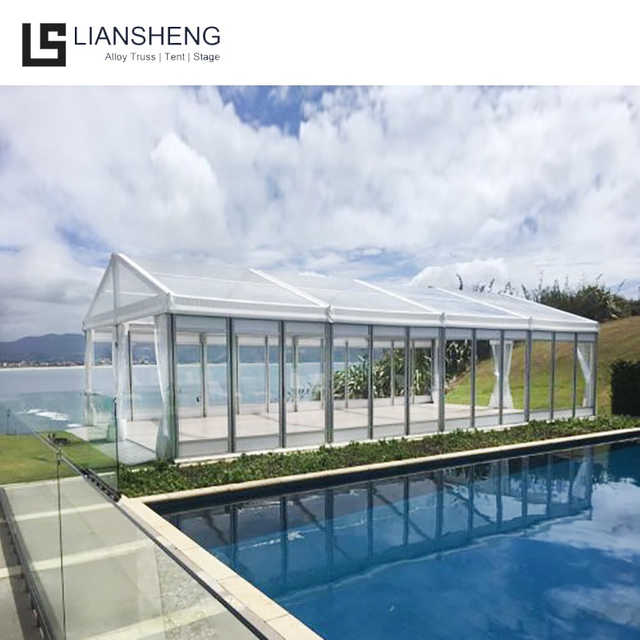 इवेंट आउटडोर मार्की टेंट 15x30 मीटर के लिए बड़ा एल्यूमिनियम फ़्रेम चर्च टेंट