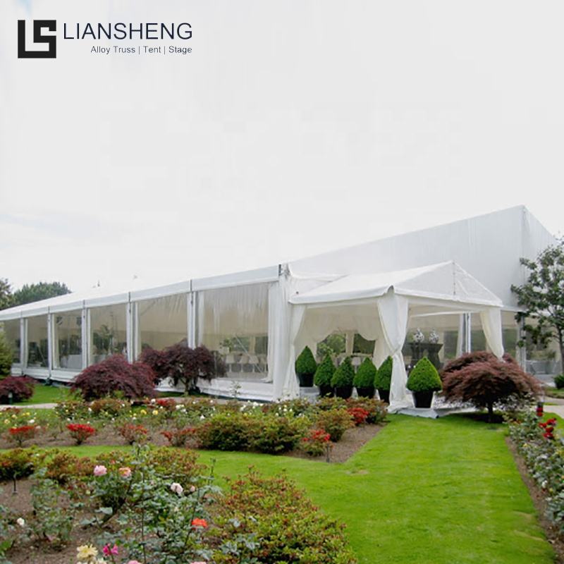 20 X 40 आउटडोर एल्यूमिनियम फ्रेम पारदर्शी मार्की वेडिंग टेंट आउटडोर इवेंट टेंट