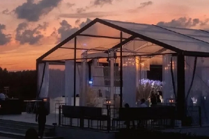 300 से 500 लोगों के लिए आउटडोर टेंट, पार्टी मार्की वेडिंग टेंट, आयोजनों के आयोजन के लिए