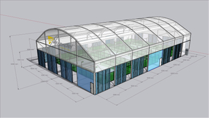  प्रतियोगिता के लिए बड़े आकार के शीर्ष गुणवत्ता वाले आउट डोर टेनिस टेंट बास्केट बॉल टेंट पैडल टेंट फुटबॉल टेंट